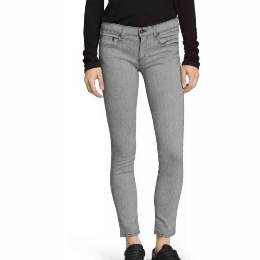 Rag & Bone Pinstripe Tomboy Skinny jeans size 25